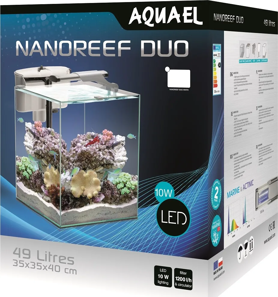 Nano Reef duo 35 нано акваріум (білий) 49Л - Зображення 2